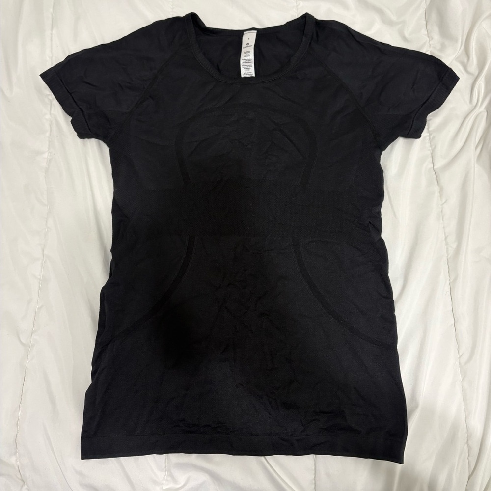Lululemon Black Swiftly Tech Short-Sleeve